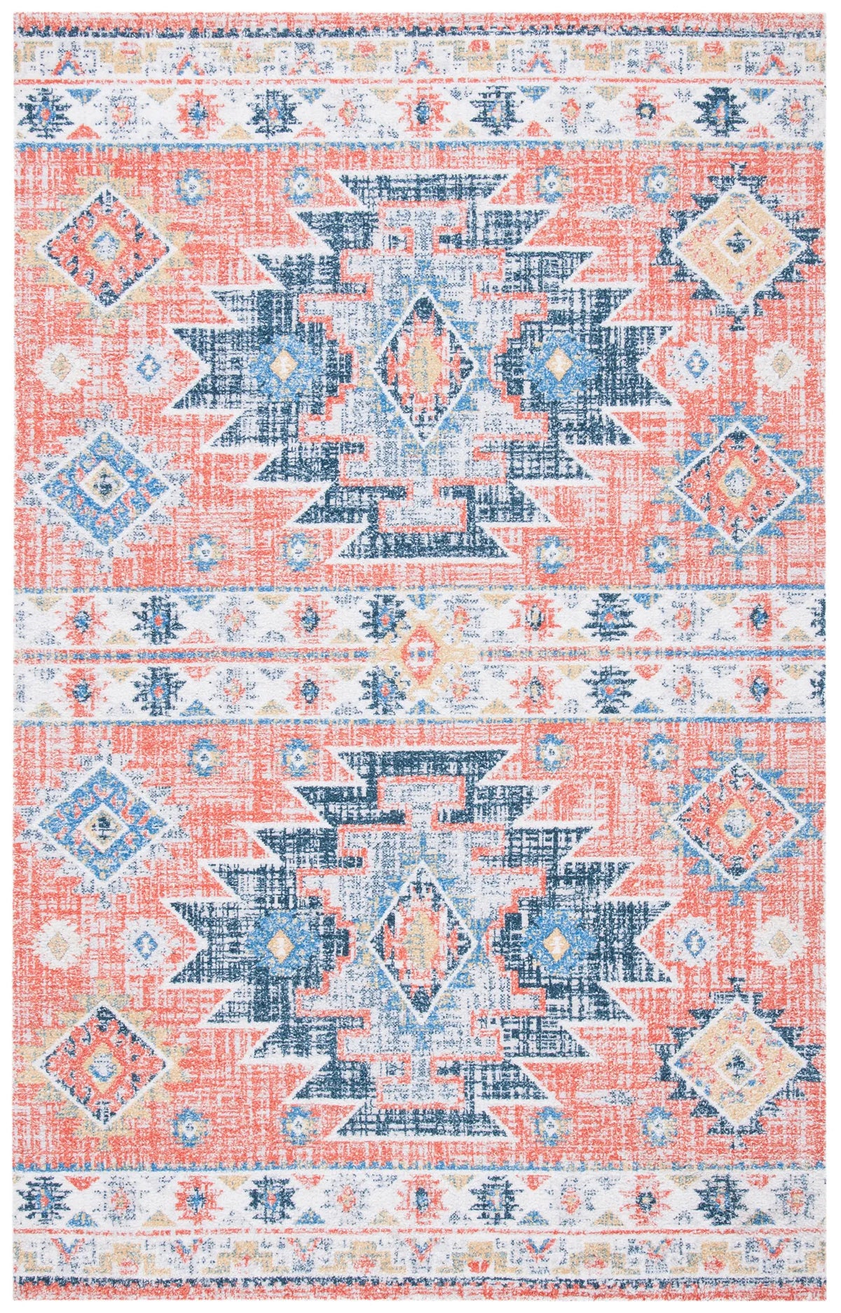 Safavieh Classic Vintage 4'-0" x 6'-0" Rug in Blue / Rust