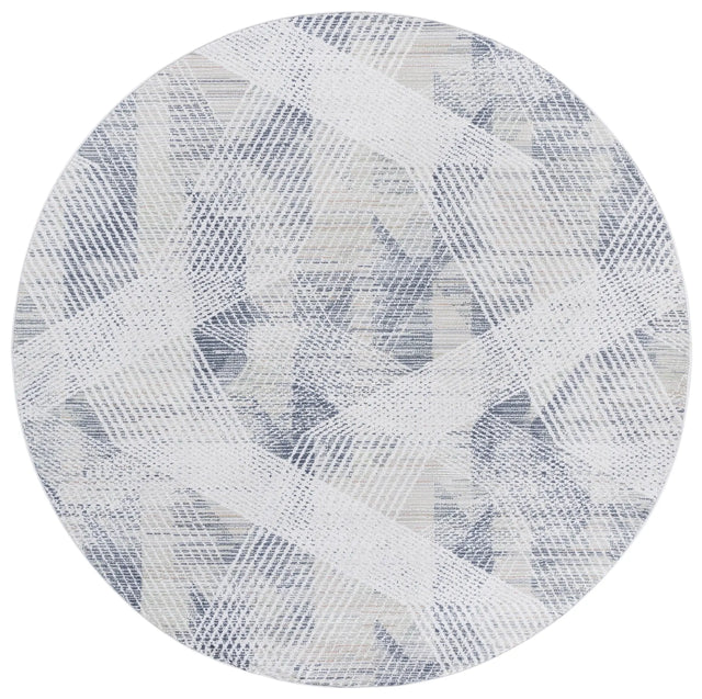 Safavieh Hunter 100 6'-7" x 6'-7" Rug in Dark Grey / Sage / Ivory