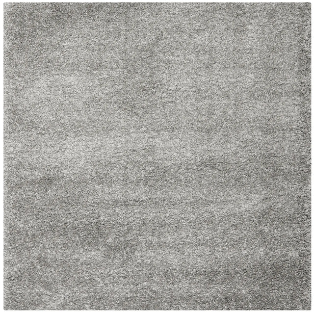 Safavieh Santa Monica Shag 6'-7" x 6'-7" Rug in Silver