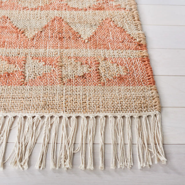 Safavieh Kilim 4'-0" x 6'-0" Rug in Natural / Rust