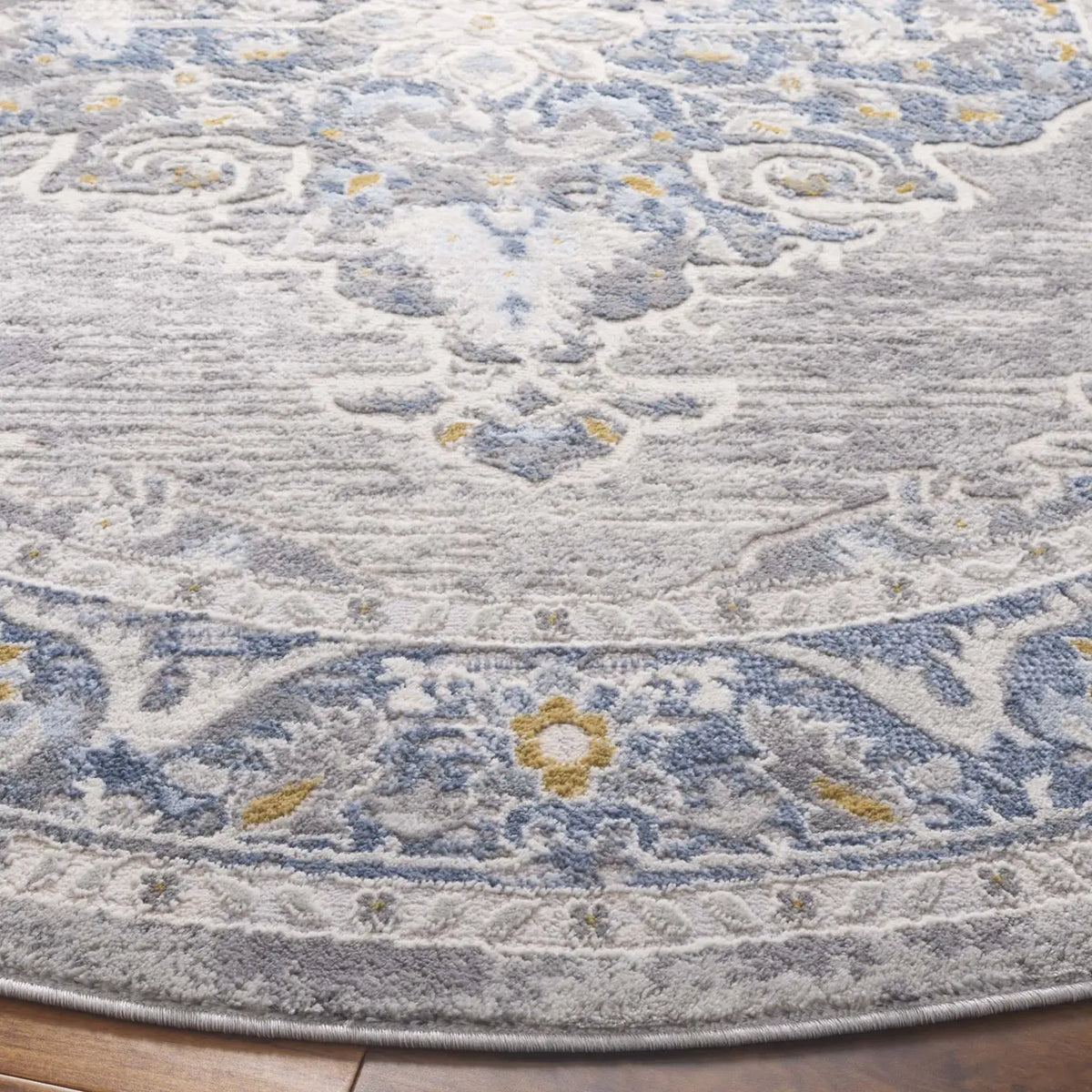 Safavieh Palma 6'-7" x 6'-7" Rug in Grey / Blue