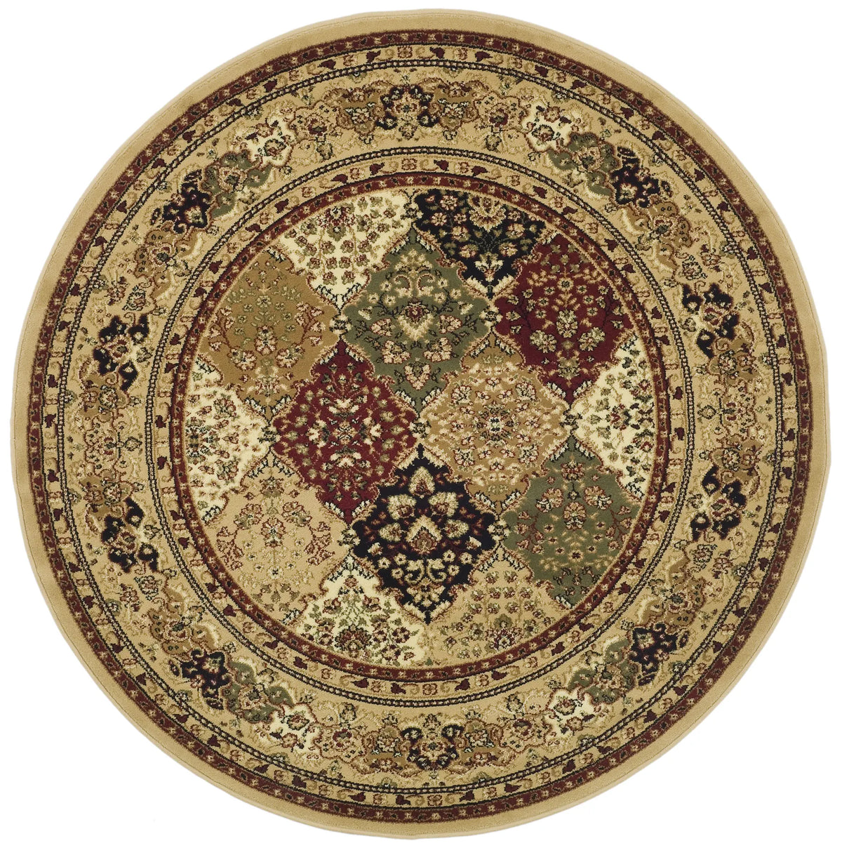 Safavieh Lyndhurst 5'-3" x 5'-3" Rug in Multi / Beige