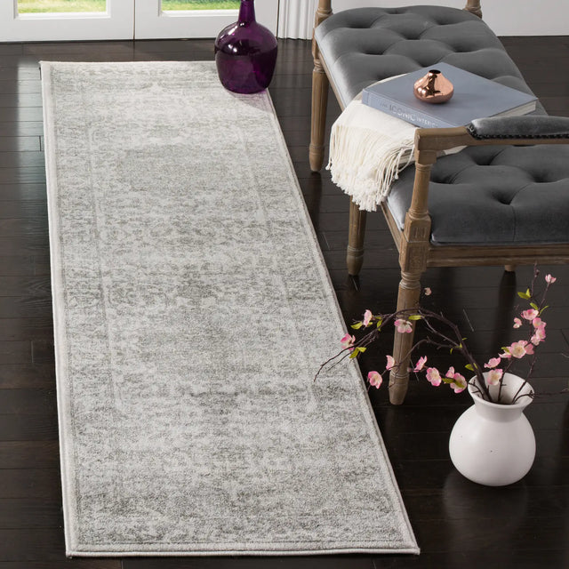 Safavieh Carnegie 2'-3" x 10'-0" Rug in Cream / Dark Grey
