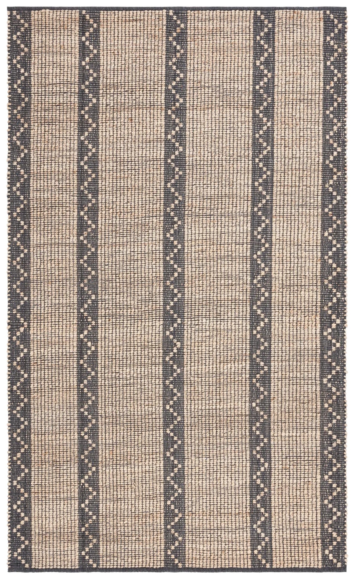 Safavieh Natural Fiber 4'-0" x 6'-0" Rug in Natural / Grey