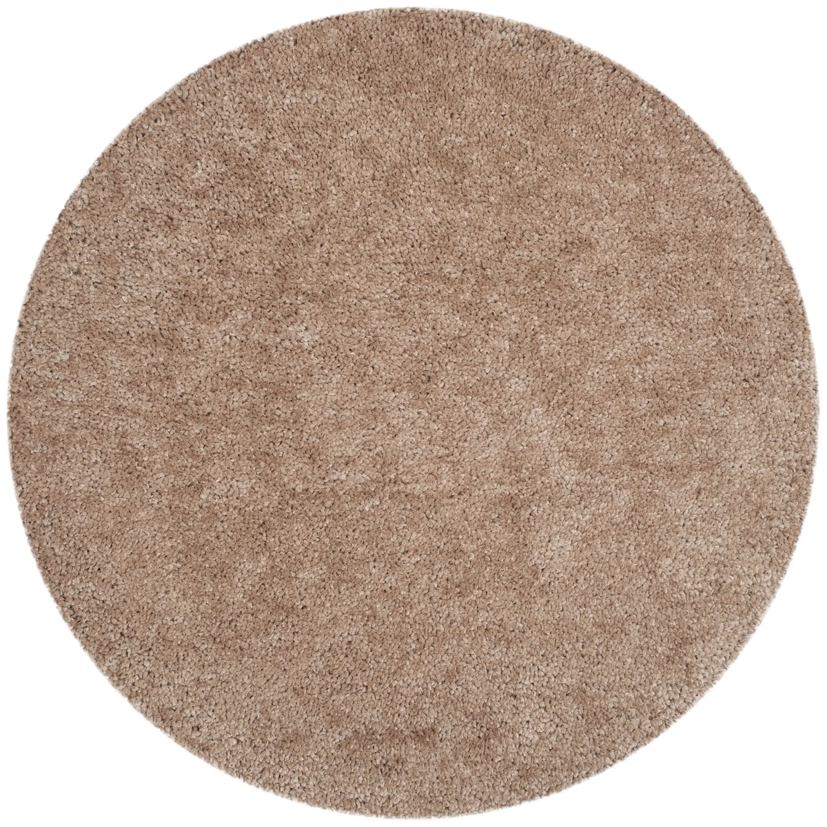 Safavieh Shag 6'-0" x 6'-0" Rug in Beige