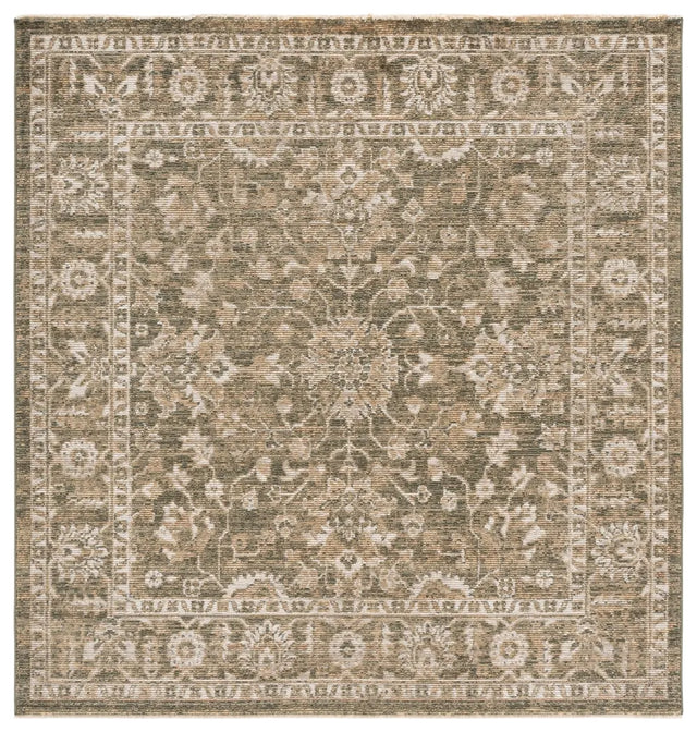 Safavieh Hazel 500 6'-0" x 6'-0" Rug in Green / Beige