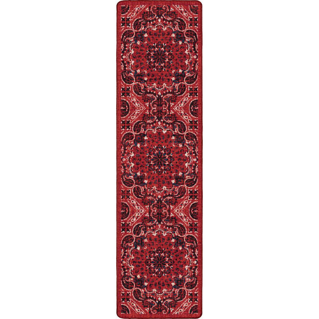 American Dakota Kerchief Rodeo Red Rug