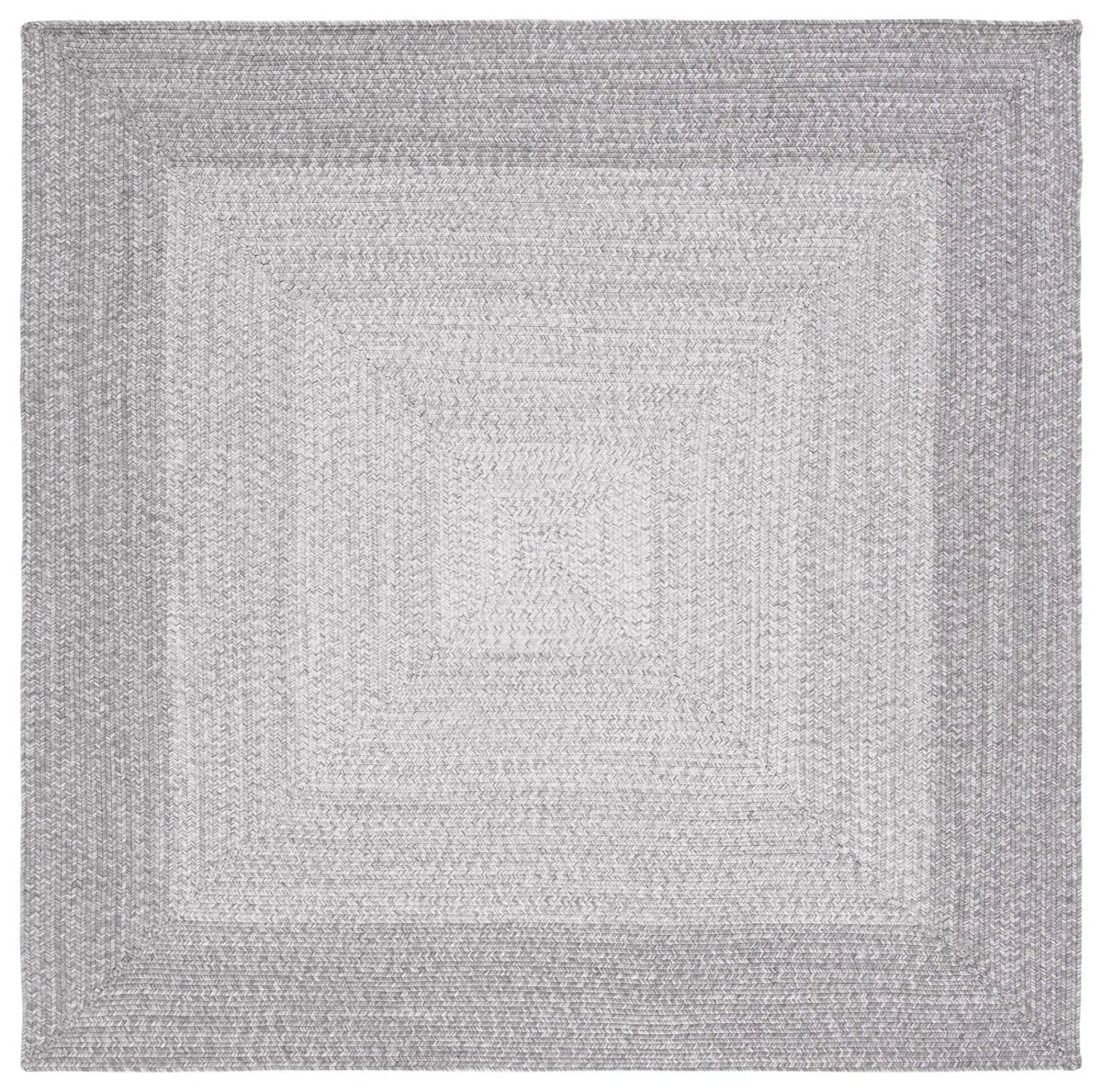 Safavieh Braided 6'-0" x 6'-0" Rug in Grey