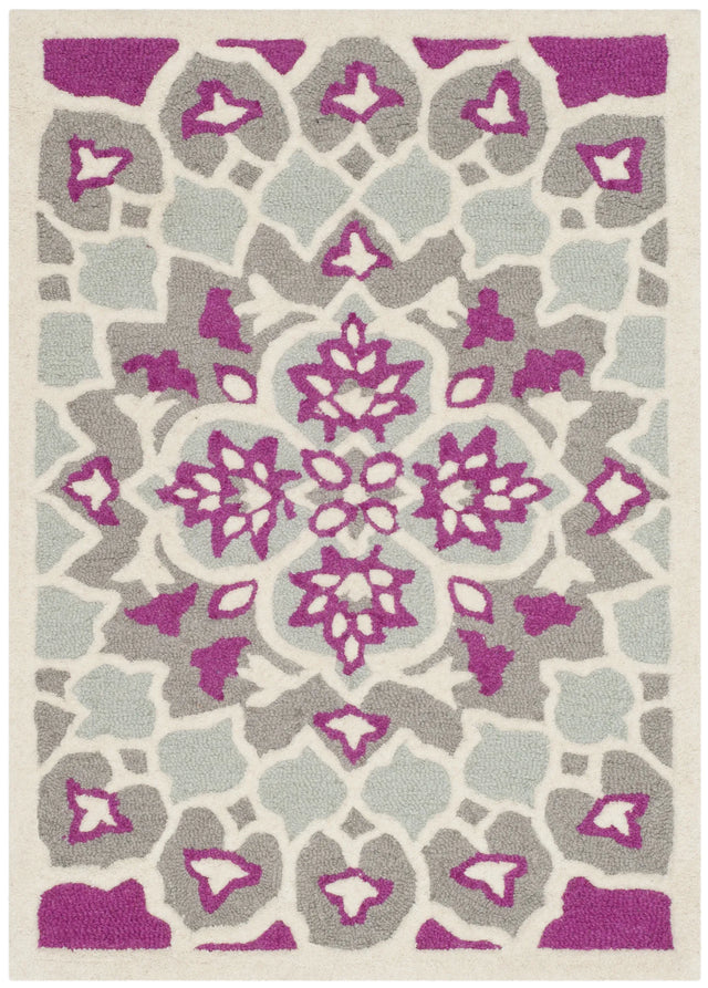 Safavieh Bellagio 2'-0" x 3'-0" Rug in Grey / Ivory