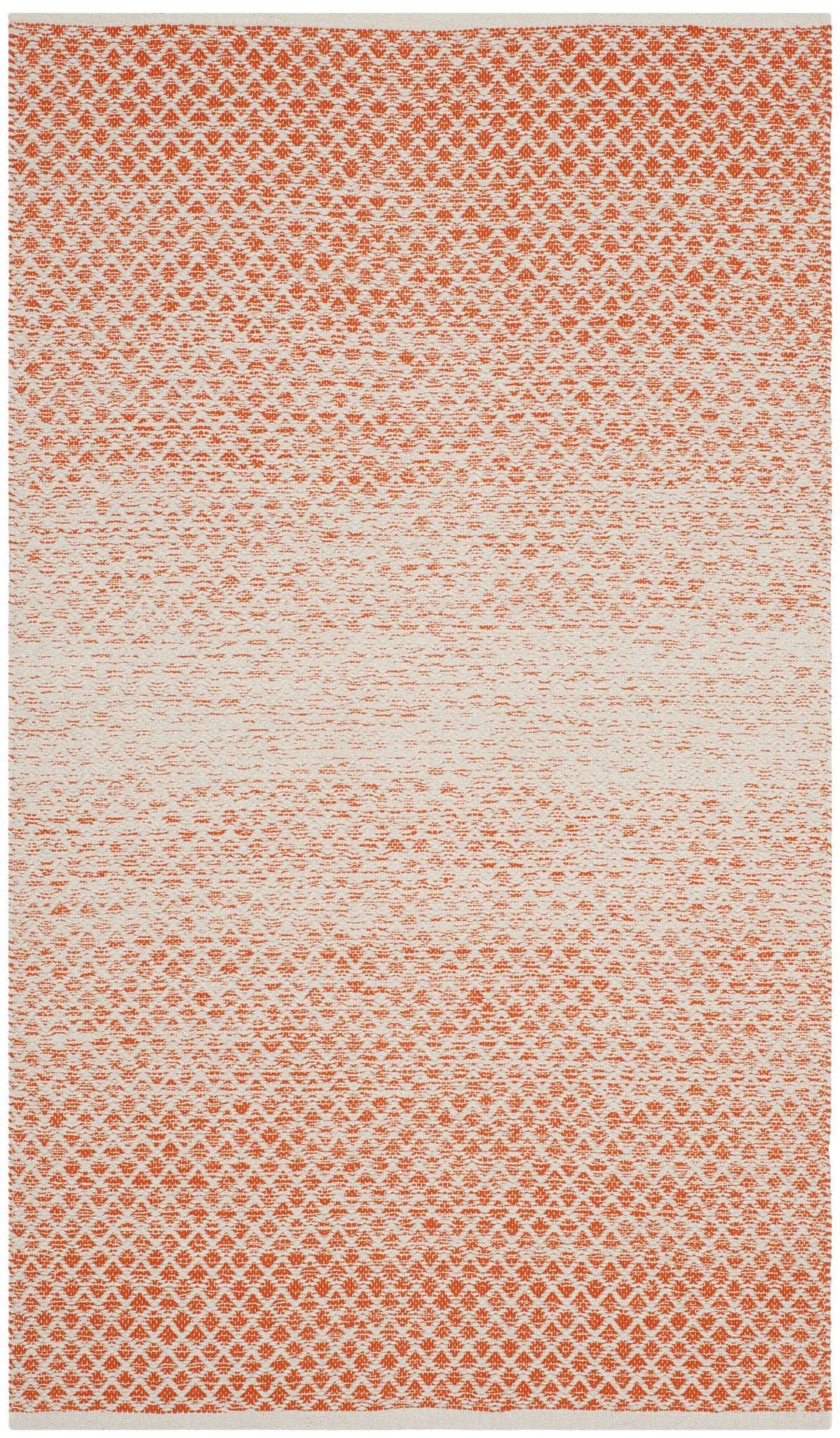 Safavieh Montauk 3'-0" x 5'-0" Rug in Orange / Ivory