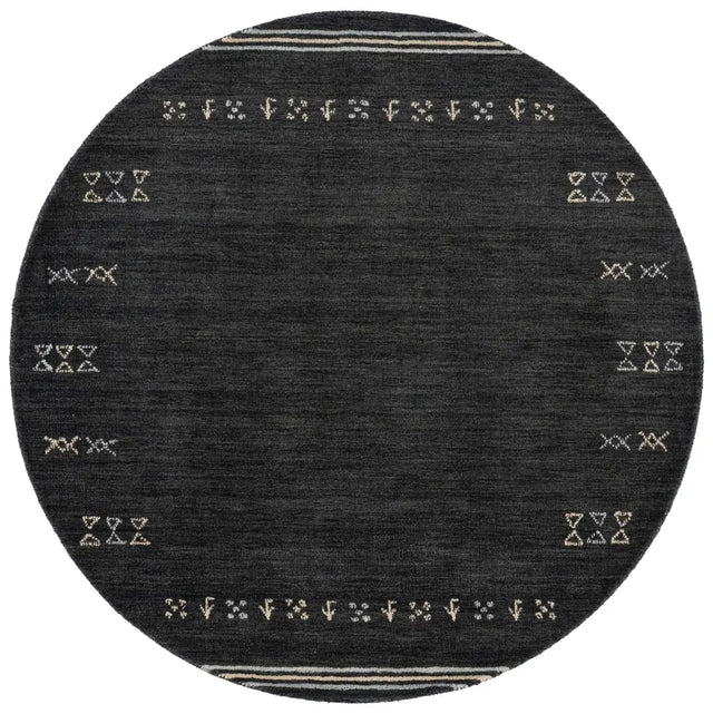 Safavieh Himalaya 6'-0" x 6'-0" Rug in Charcoal