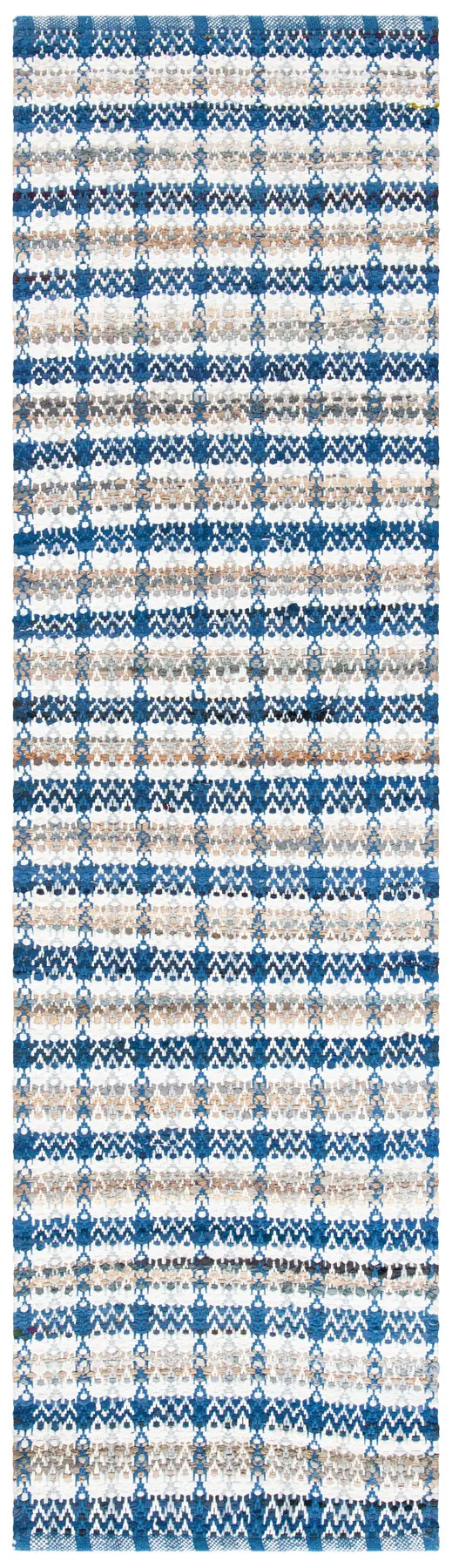 Safavieh Montauk 2'-3" x 8'-0" Rug in Blue / Multi