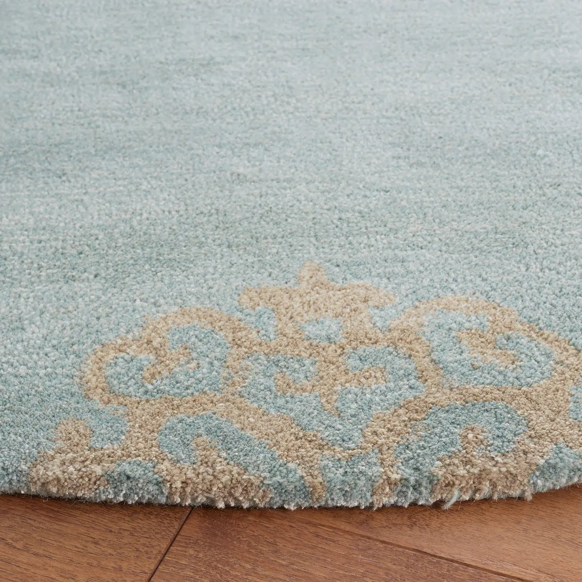 Safavieh Soho 6'-0" x 6'-0" Rug in Turquoise / Yellow