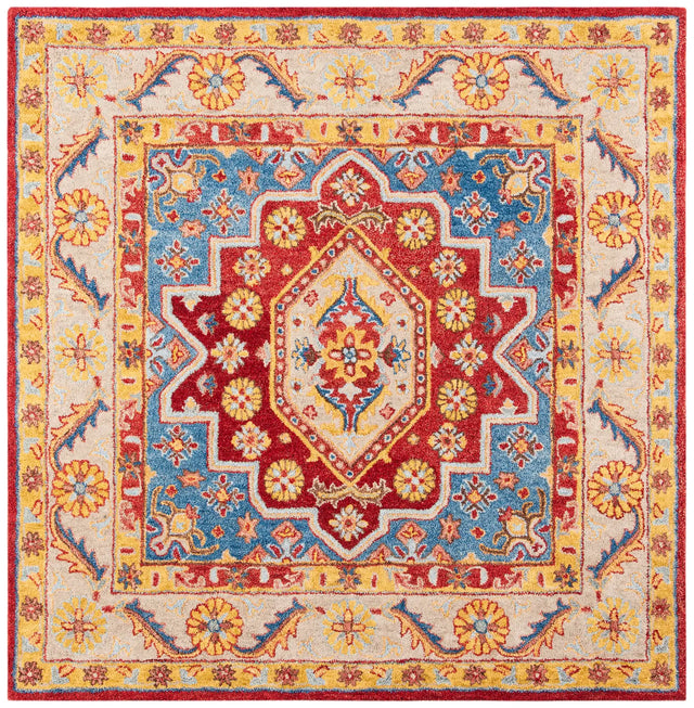 Safavieh Antiquity 6'-0" x 6'-0" Rug in Red / Blue
