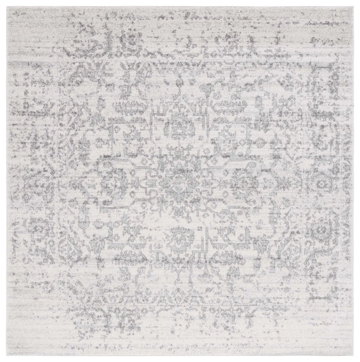 Safavieh Madison 6'-7" x 6'-7" Rug in Silver / Ivory