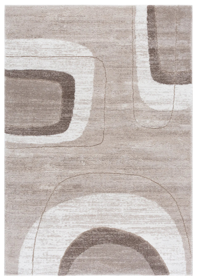 Safavieh Northport 800 4'-0" x 6'-0" Rug in Taupe / Ivory