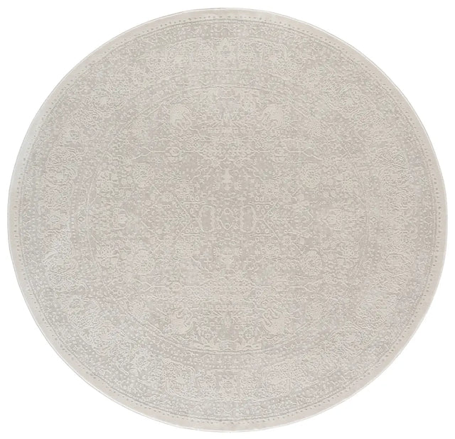 Safavieh Reflection 6'-7" x 6'-7" Rug in White / Ivory