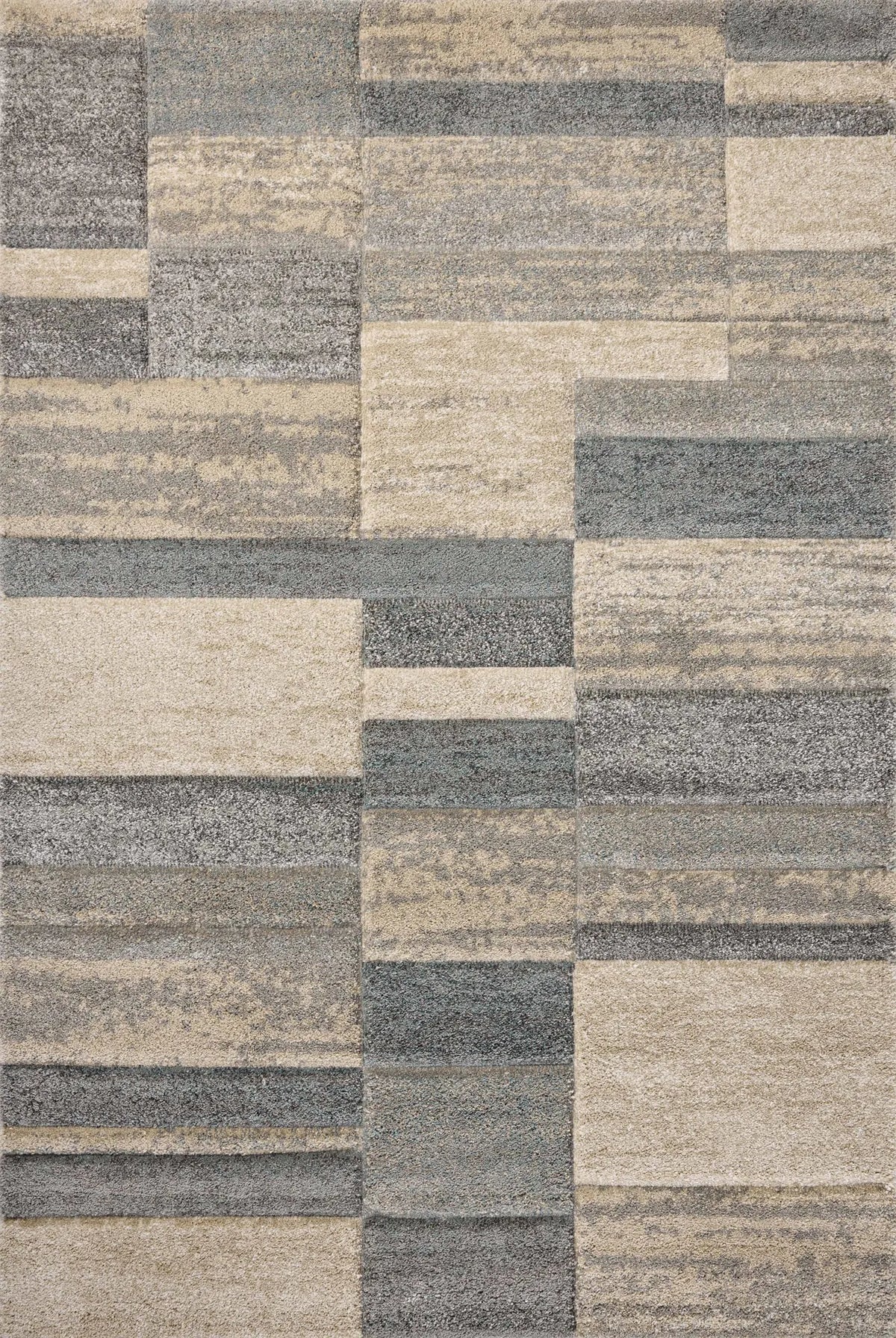 Loloi Silas Sla-07 Slate/Sand Rug - main flat