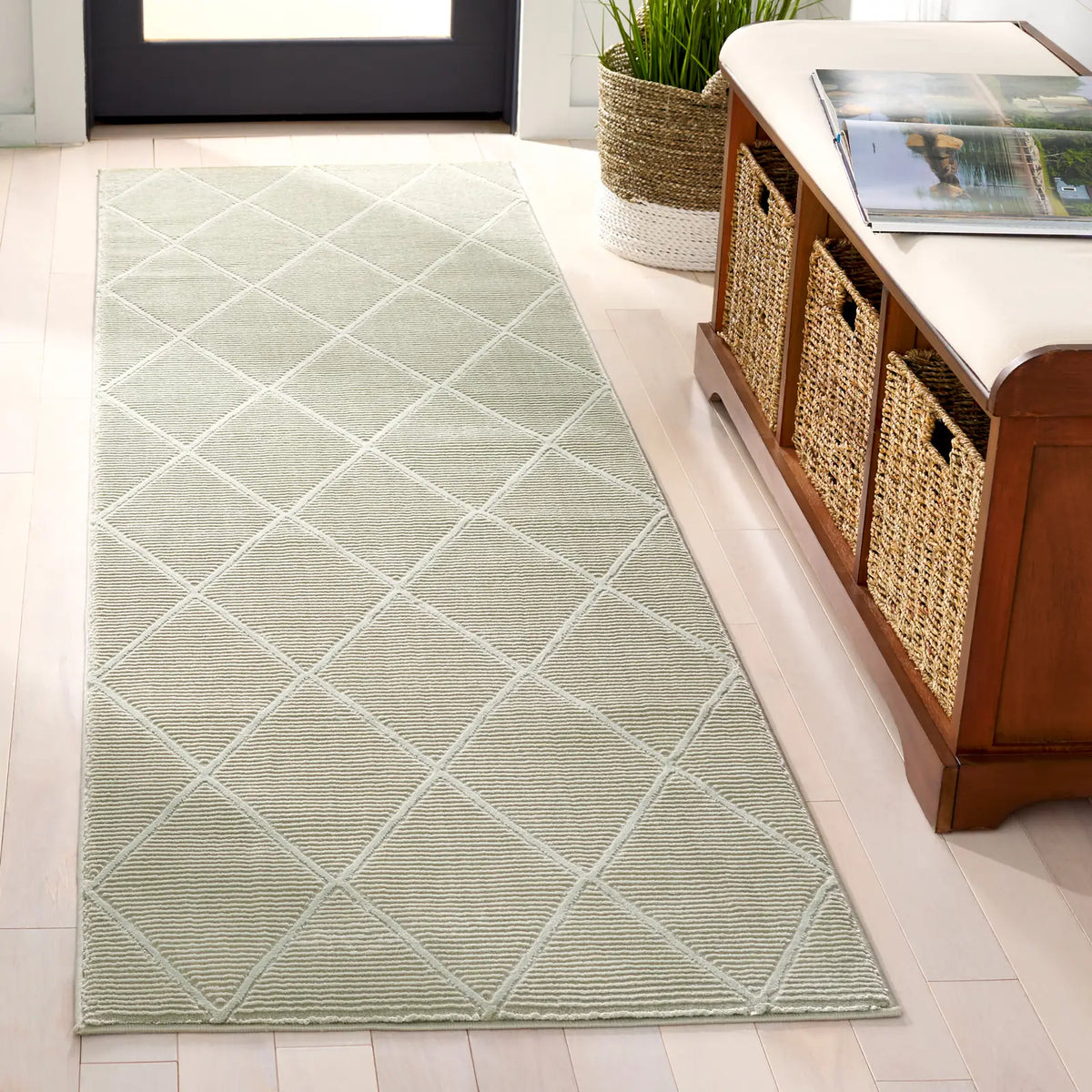 Safavieh Revive 2'-3" x 8'-0" Rug in Sage
