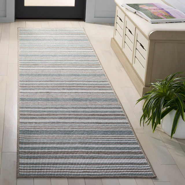 Safavieh Escape 600 2'-3" x 8'-0" Rug in Green / Brown
