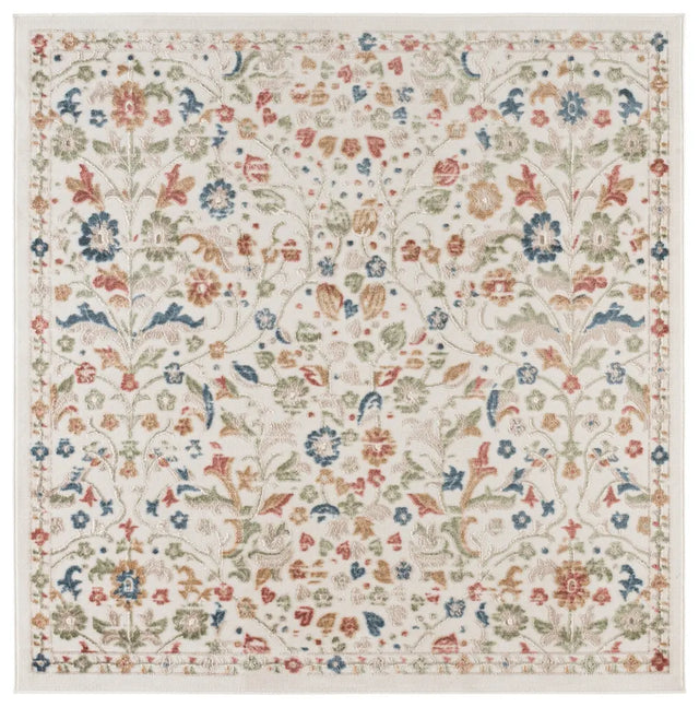 Safavieh Cameron 6'-7" x 6'-7" Rug in Ivory / Multi
