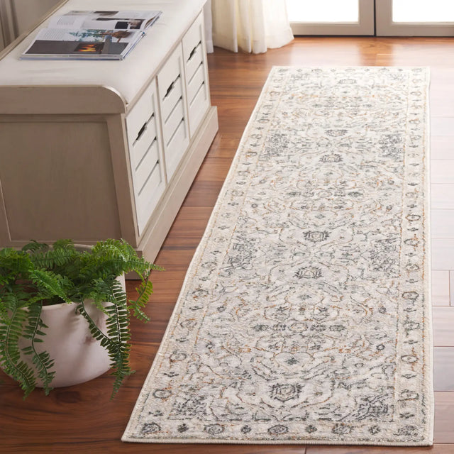 Safavieh Alenia 100 2'-0" x 8'-0" Rug in Grey / Beige Gold