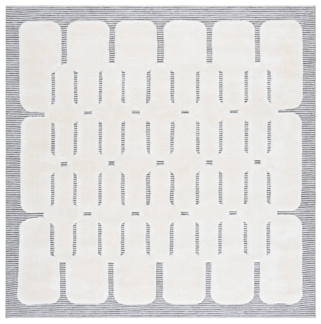 Safavieh Celebrity 800 6'-7" x 6'-7" Rug in Ivory / Grey