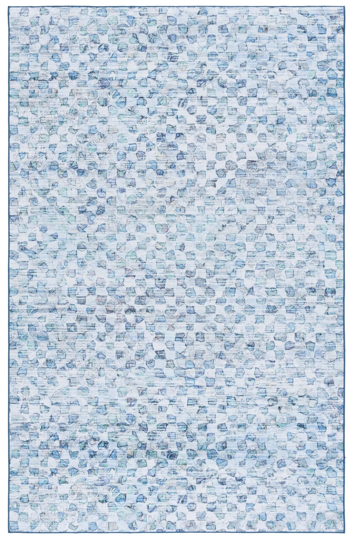 Safavieh Tacoma 4'-0" x 6'-0" Rug in Grey / Aqua
