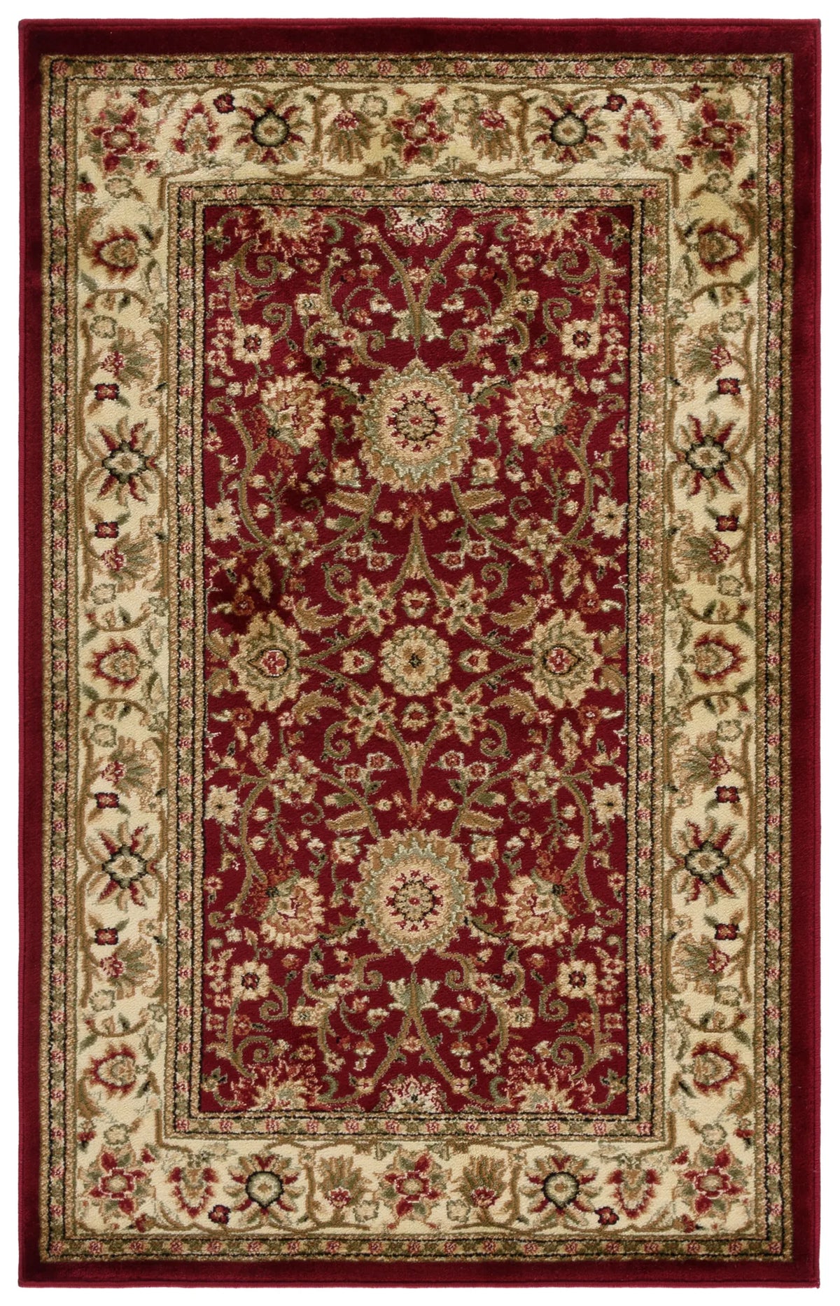 Safavieh Lyndhurst 3'-3" x 5'-3" Rug in Red / Ivory