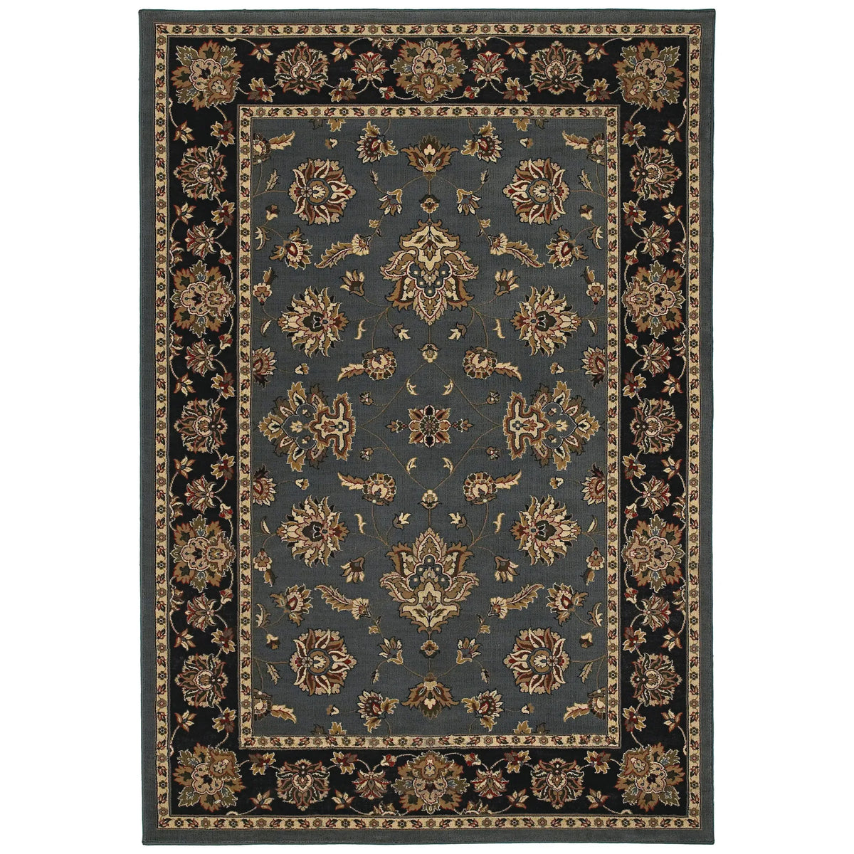 Oriental Weavers Sphinx Ariana 623h3 Blue / Black Rugs - main flat