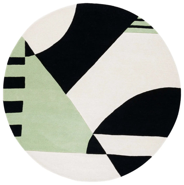 Safavieh Rodeo Drive 6'-0" x 6'-0" Rug in Black / Green