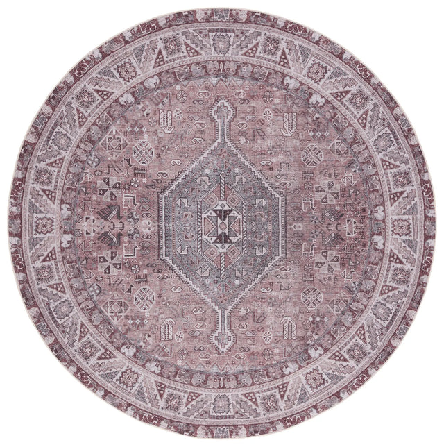 Safavieh Tucson 6'-0" x 6'-0" Rug in Light Rust / Beige
