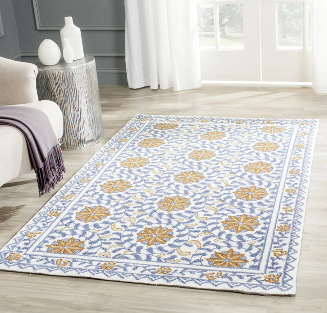 Safavieh Chelsea 3'-9" x 5'-9" Rug in Ivory / Blue