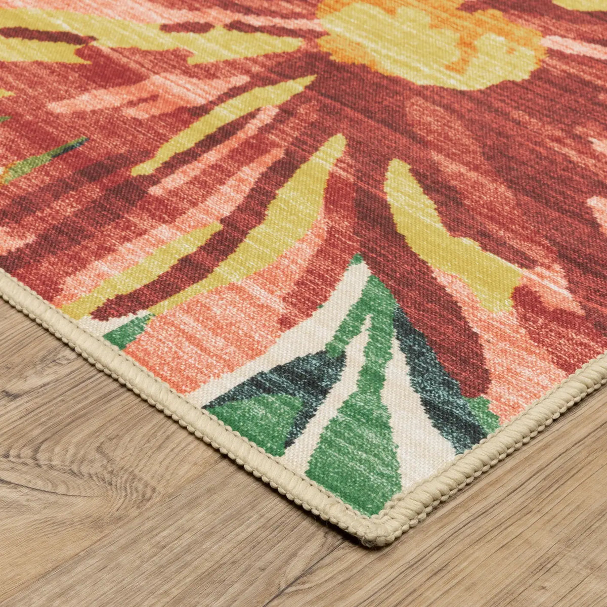 Oriental Weavers Sphinx Fiji FIJ07 Multi Rugs - corner detail