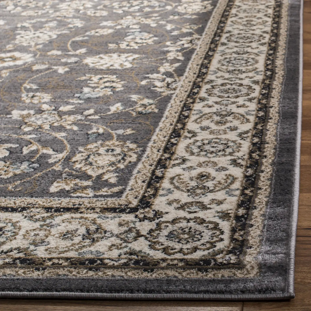 Safavieh Lyndhurst 4'-0" x 6'-0" Rug in Grey / Cream