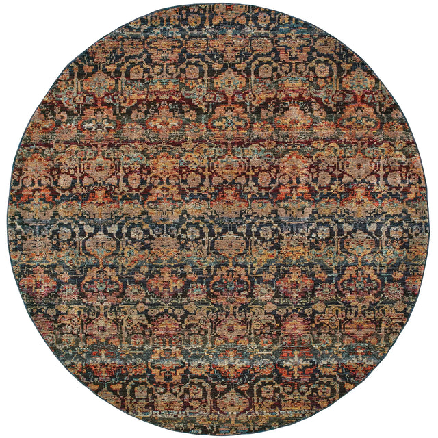Oriental Weavers Sphinx Andorra 6836C Multi/Blue Rugs - main flat