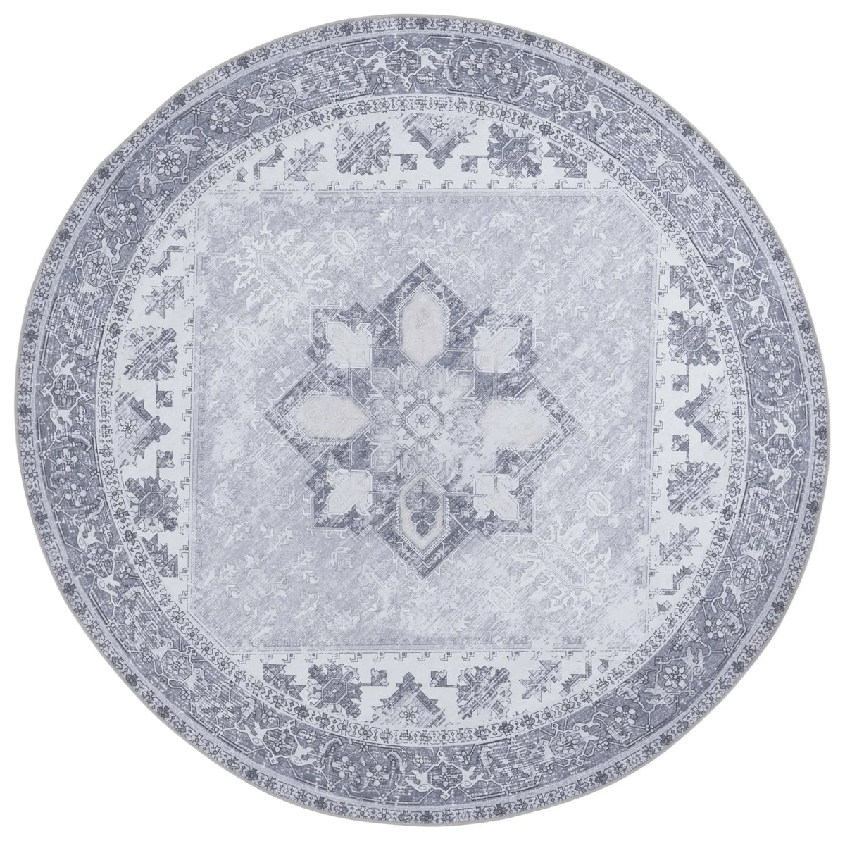 Safavieh Tucson 6'-0" x 6'-0" Rug in Light Grey