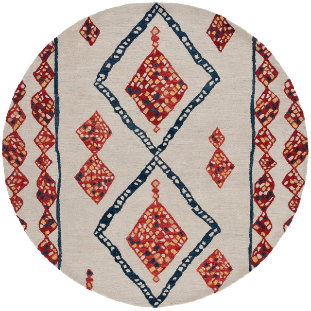 Safavieh Aspen 7'-0" x 7'-0" Rug in Ivory / Multi