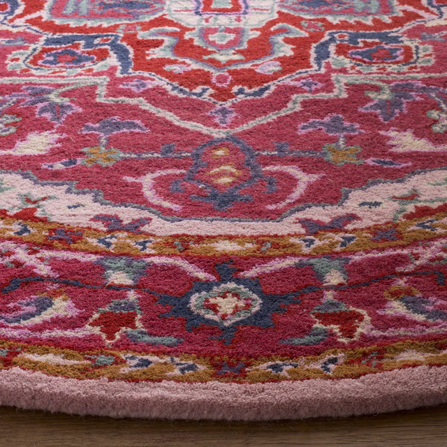 Safavieh Bellagio 5'-0" x 5'-0" Rug in Red / Pink