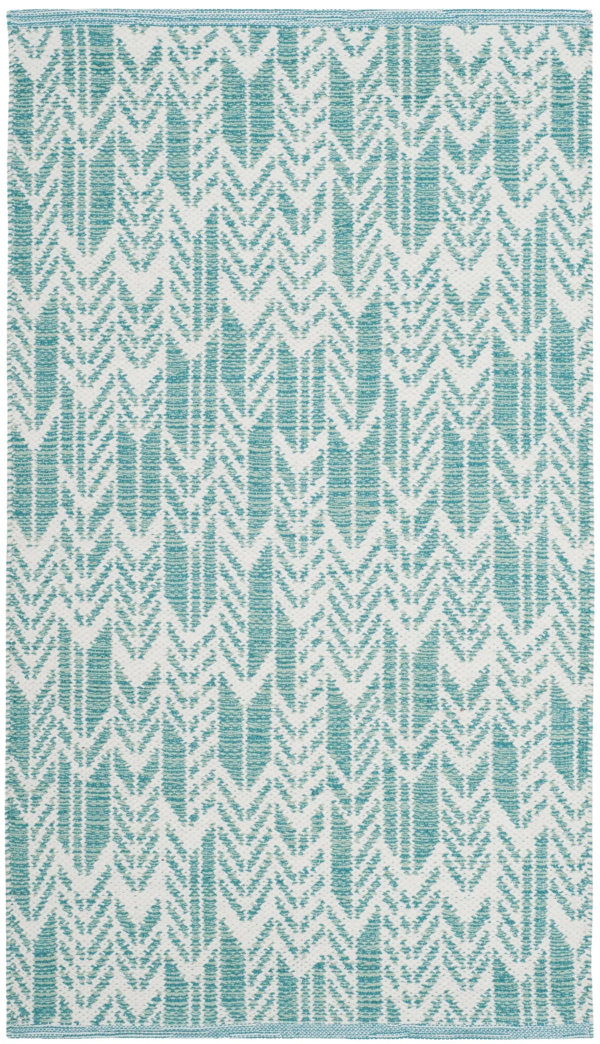 Safavieh Montauk 2'-3" x 3'-9" Rug in Aqua / Ivory