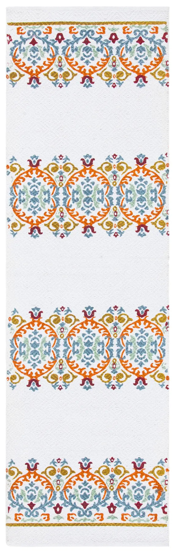 Safavieh Cedar Brook 2'-3" x 8'-0" Rug in Ivory / Orange