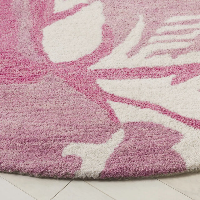 Safavieh Jardin 6'-0" x 6'-0" Rug in Grey / Pink