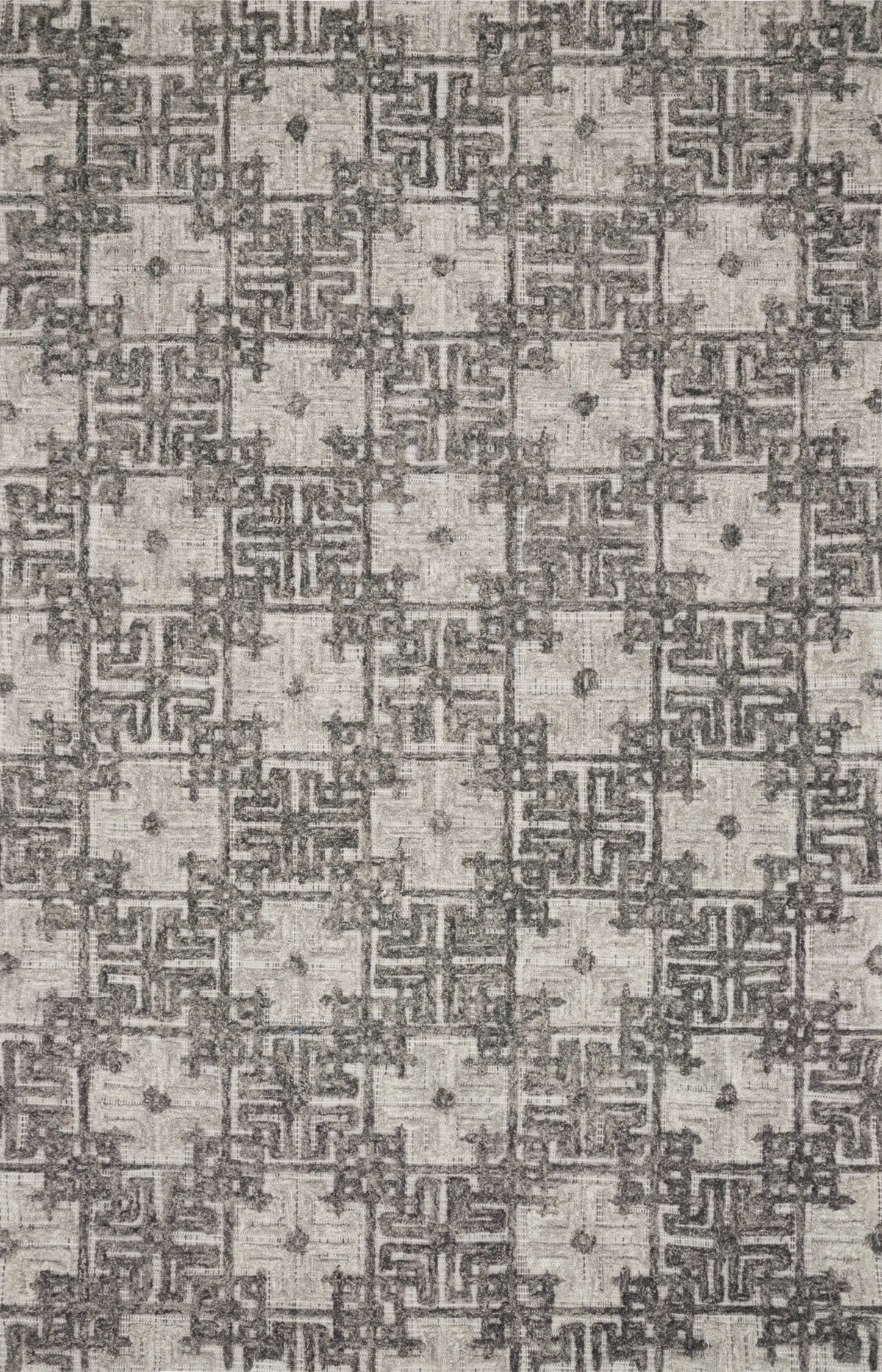 Loloi Ehren Ehr-01 Charcoal / Fog Rugs - main flat