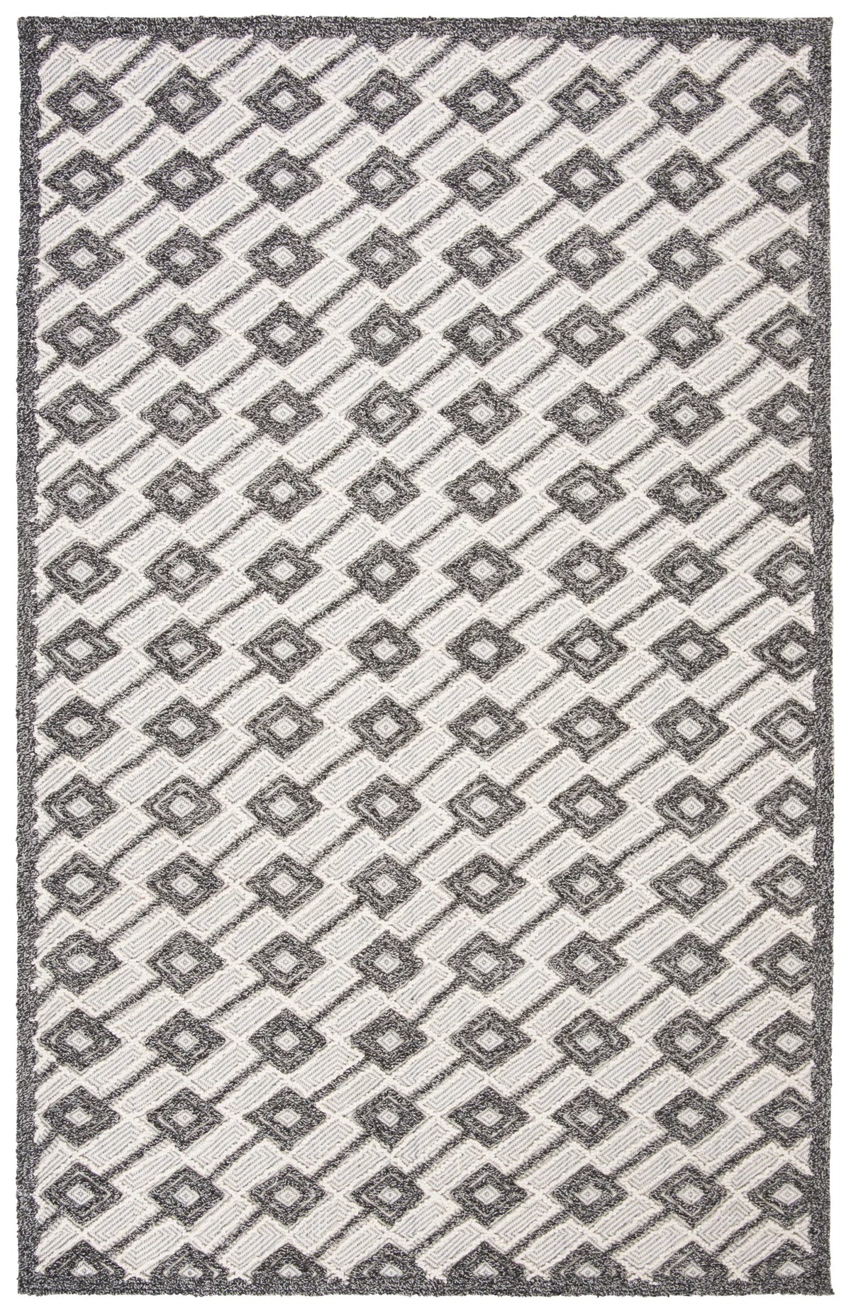 Safavieh Trace 4'-0" x 6'-0" Rug in Grey / Beige