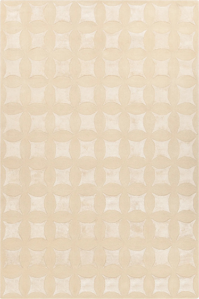 Chandra Isadora ISA-56700 Ivory rug, flat view