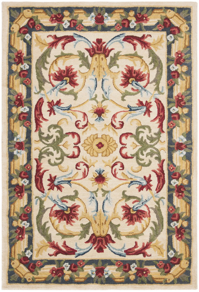 Safavieh Blossom 4'-0" x 6'-0" Rug in Ivory / Green