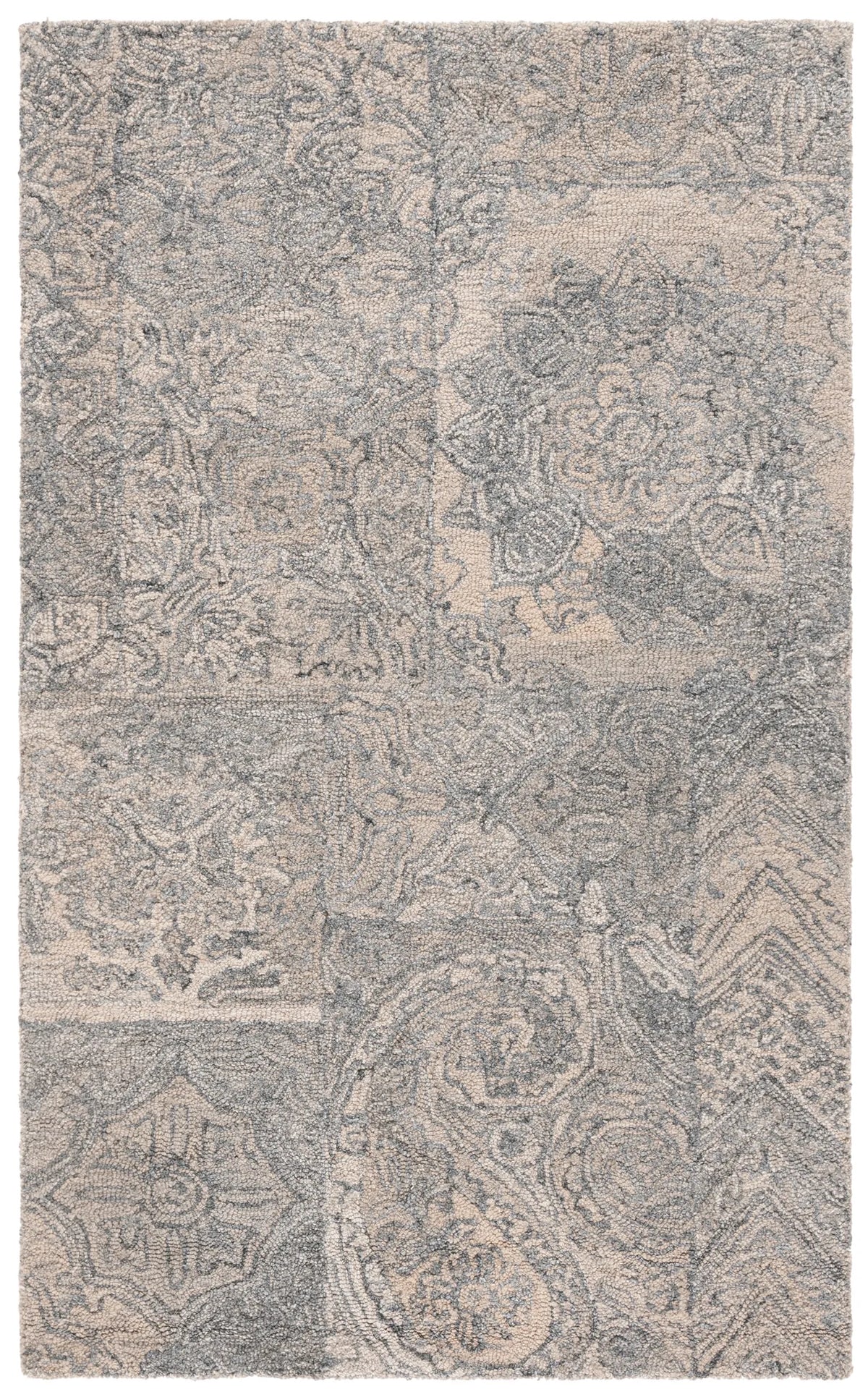 Safavieh Abstract 3'-0" x 5'-0" Rug in Beige / Grey