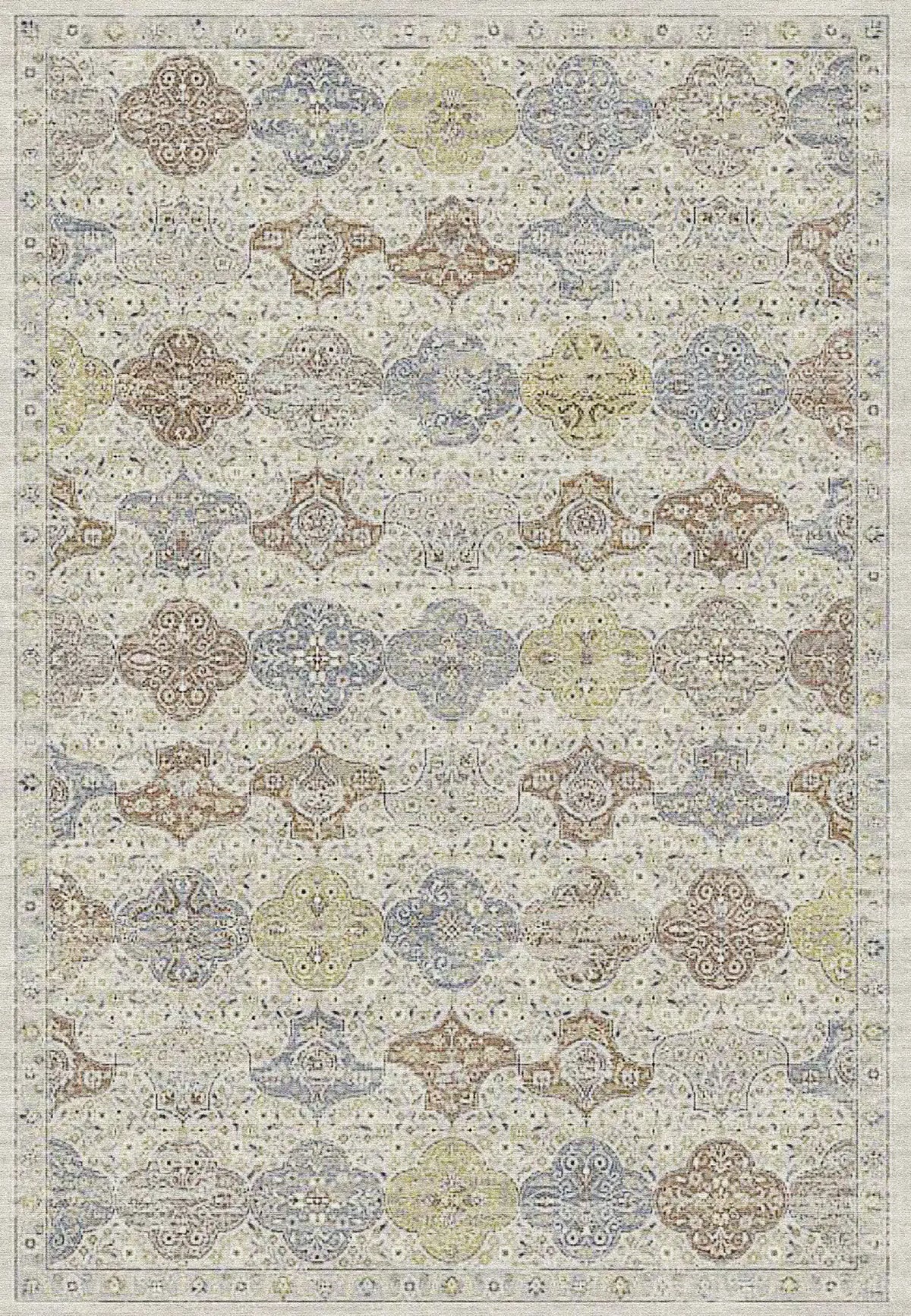 Dynamic Rugs Ancient Garden 57279 Cream/Multi Rug - Rectangular