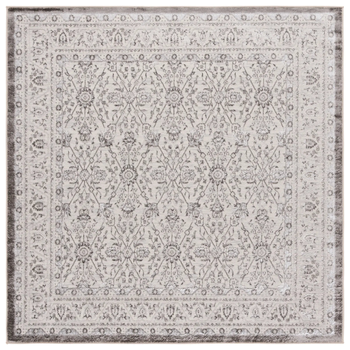 Safavieh Orchard 6'-7" x 6'-7" Rug in Grey / Silver