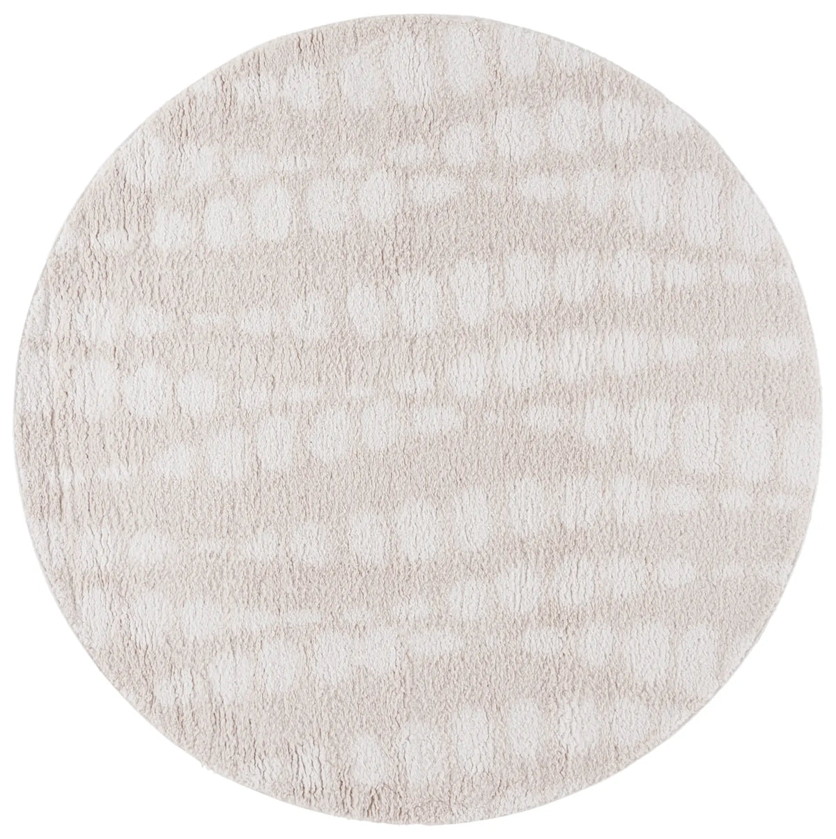 Safavieh Rumi Shag 6'-7" x 6'-7" Rug in Ivory / Light Beige